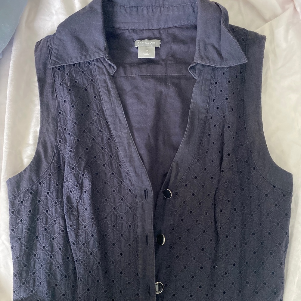Ann Taylor Navy Dress